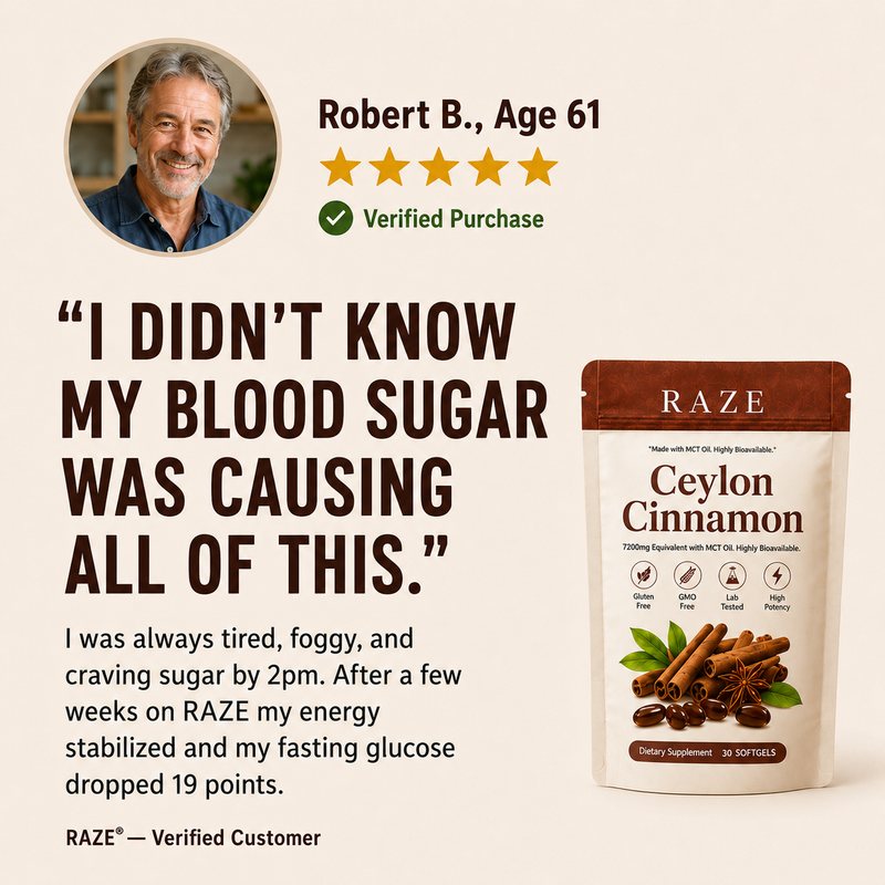 RAZE True Ceylon Cinnamon — For Controlled Blood Sugar